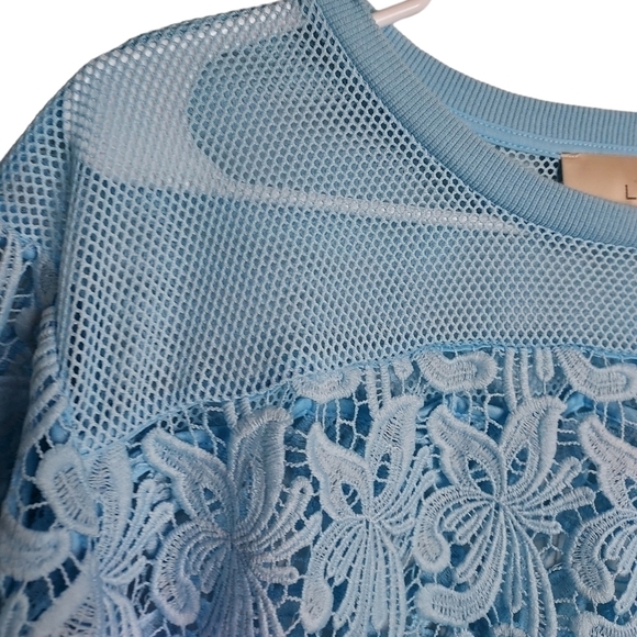 LOFT Light Blue Top Size XS - Picture 2 of 7